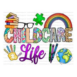 childcare life png sublimation design, childcare png, childcare equipment png, children life png, kindergarten life png,