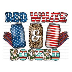 4th Of July Sublimation Design Png, American Png, Red White And Boozed Png, Beer Png, America Png Files for Cricut, Patr