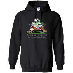 Snoopy You May Say I&8217m A Dreamer But I&8217m Not The Only One &8211 Gildan Heavy Blend Hoodie