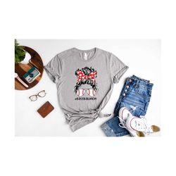 Messy Bun Baseball Mom Shirt, Baseball Shirt for Women, Game Day Shirt, T-Mom Shirt, Baseball Season T-Shirt, Sports Mom