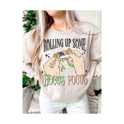 Groovy Hocus Pocus PNG SVG, Retro Halloween Sublimation, Sanderson Sisters It's Just a Bunch of, Fall Shirt PNG Design, Hocus Pocus Junkie