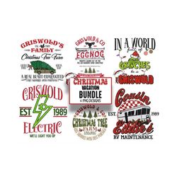 Retro Christmas Png Bundle, Christmas png, Griiswold Png, Christmas Tree Farm, Holiday sublimation, Christmas Bundle, Sublimation bundle png