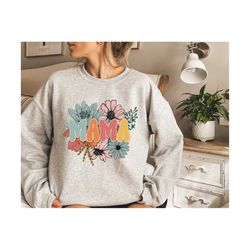 Floral Mama Sweatshirt, Mother's Day Sweatshirt, Daisy Sweatshirt, Motherhood Sweatshirt, Best Mom Sweatshirt, Perfect M