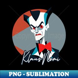 Klaus Nomi  Retro Fan Art Design - Premium PNG Sublimation File - Perfect for Creative Projects