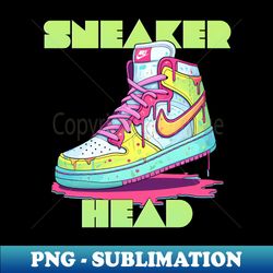 Sneaker Head - Artistic Sublimation Digital File - Fashionable and Fearless