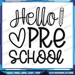 Preschool Teacher svg, Hello Preschool svg, Preschool Crew svg, Preschool Squad svg, Instant Download