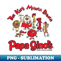 Papa Ginos Munch Bunch - Light - Elegant Sublimation PNG Download - Bring Your Designs to Life