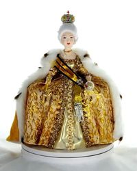 russian doll empress catherine the great/christmas toy/doll for decoration
