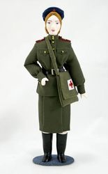 russian doll military nurse/christmas toy/doll for decoration
