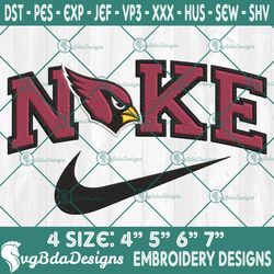 Nike Arizona Cardinals Embroidery Designs, Arizona Cardinals Football Embroidery, NFL with Nike Embroidered, Football