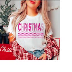 Retro Pink Christmas Svg Png, Christmas Svg, Pink Christmas Svg, Winter Svg, Png File For Sublimation Designs, Christmas