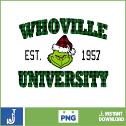 The Grinch Png, Whoville Est 1957 University Png, Merry Grnichmas Png