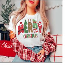 Merry Christmas SVG PNG, Christmas svg png, Merry Varsity Sublimation Designs Downloads, Christmas Shirt Design Svg, Ret