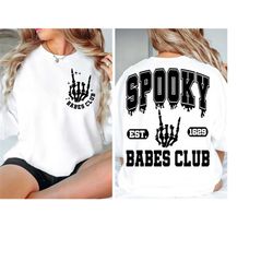 Spooky Babes Svg, Halloween SVG Png, Salem SVG png, Witchy Designs, Witch SVG,Vintage png,Spooky Svg Png,Halloween Desig