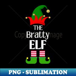 The Bratty Elf Family Christmas Elf Costume - PNG Transparent Digital Download File for Sublimation - Spice Up Your Sublimation Projects