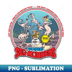 Super Sea Monkeys - PNG Transparent Digital Download File for Sublimation - Revolutionize Your Designs