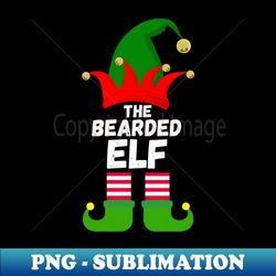 The Bearded Elf Family Christmas Elf Costume - Retro PNG Sublimation Digital Download - Perfect for Sublimation Art