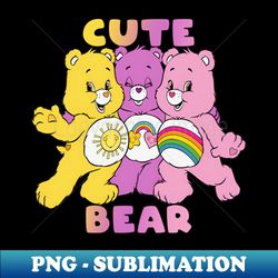 care bears friends - special edition sublimation png file - capture imagination with every detail
