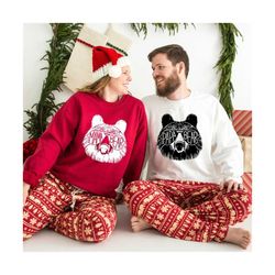 mama bear - papa bear sweatshirt, mama dada sweater, family matching sweat, gift for daddy,  mama bear gift, couple gift