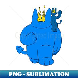 Giant Cat - Vintage Sublimation PNG Download - Create with Confidence