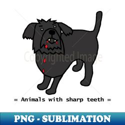 animals with sharp teeth halloween horror dog - png transparent sublimation file - unleash your inner rebellion