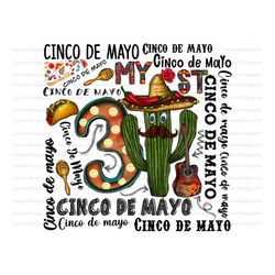 My 3st Cinco De Mayo Png, Western, Cinco De Mayo Png, Cactus, Mexico png, Mexican, Latin Png,Sublimation Png, Digital Do