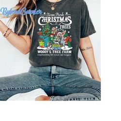 Toy Story Christmas Shirt, Disney Christmas T-shirt, Woodys Tree Farm Shirt, Christmas Tree Shirt, Christmas Gifts, Disn