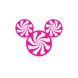 Mickey Head Candy Png, Christmas Mickey Png, Mickey Mouse Monogram Png, Christmas logo Png, Digital download-1