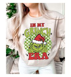 In My Grich Era Svg, Christma era svg Merry Gricmas svg, Retro Christmas png, Christmas Png, i the drama png - Grich PNG