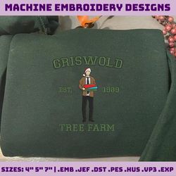 Christmas 2023 Embroidery Machine Design, Griswold Embroidery Machine Design, Merry Christmas Embroidery Design