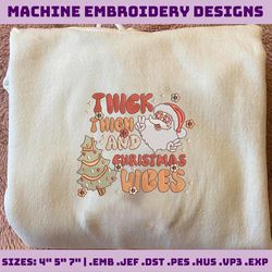 Retro Christmas Embroidery Designs, Tis The Season Embroidery Designs, Merry Christmas Embroidery, Winter Embroidery Files