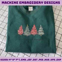 Christmas Embroidery Designs, Merry And Bright Embroidery, Merry Christmas Embroidery Designs, Christmas Designs