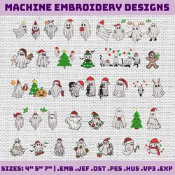 25+ Christmas Spooky Embroidery Bundle, Christmas Embroidery Designs, Christmas 2023 Gift, Christmas Horror Movie Chartacter, Instant Download