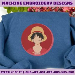 Pirate Anime Embroidery, Marine Embroidery Patterns, Magic Piece Anime, Hero Anime Embroidery, Op Anime Embroidery, Pes, Dst, Jef, Instant Download