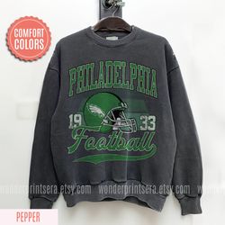Philadelphia Football Vintage Style Comfort Colors Sweatshirt,Philadelphia Football Tshirts,Football Tshirt, Philadelphi