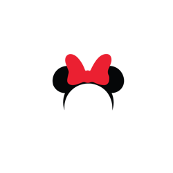 Minnie head bow Png, Christmas Mickey Png, Mickey Mouse Monogram Png, Christmas Png, Digital download-1