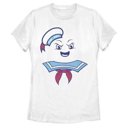 Stay Puft Marshmallow Man &8211 Ghostbusters  White T-Shirt, Women&8217s
