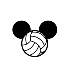 Mickey head volleyball Png, Mickey Mouse Sport Png, Disney Mickey and Minnie Png, Disney Princess, Instant download-2