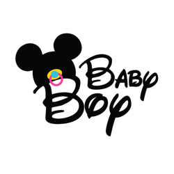 Mickey head baby boy Png, Mickey Head Png, Disney Mickey Png, Mickey and Minnie Family Png, Instant download-1
