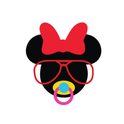 Mickey baby sunglasses Png, Mickey head Png, Disney Png, Mickey and Minnie Family Png, Mickey Png, Instant download-4