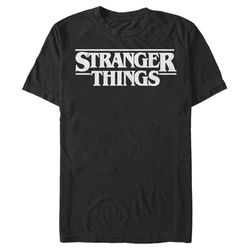 Stranger Things Men&8217s Ghostly Logo  T Shirt