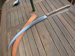 Custom Handmade D2 Steel Sword 32 " Hunting Knife | Camping Knife