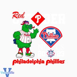 Funny Red October 2023 NLCS Phillie Phanatic SVG Download