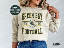 Green Bay Packers Sweatshirt, Vintage Green Bay Packers Crewneck Sweatshirt, Retro Packers Crewneck, Green Bay Packers S