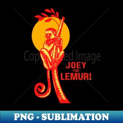 Joey The Lemur - Exclusive PNG Sublimation Download - Perfect for Sublimation Art