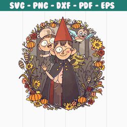 Vintage Over The Garden Wall Halloween PNG Download