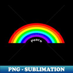 Looking for a Little Peace Rainbow - Vintage Sublimation PNG Download - Transform Your Sublimation Creations