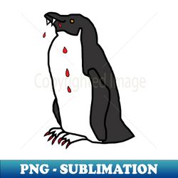 animals with sharp teeth penguin - creative sublimation png download - perfect for personalization