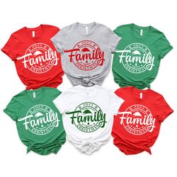 Family Christmas Shirts, Custom Christmas Shirt Funny Family Matching Christmas TShirt Group Tshirts Most Likely To 2023