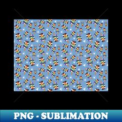 Seamless Reapeating LGBT Ally Pride Flag Ice Pop Pattern - Unique Sublimation PNG Download - Revolutionize Your Designs